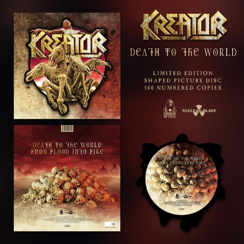 Kreator - Death To The World - SHAPED VINYL - Church Of Vinyl