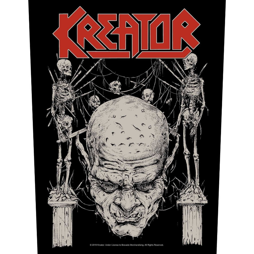 Kreator - Skull & Skeletons - BACKPATCH - Razamataz