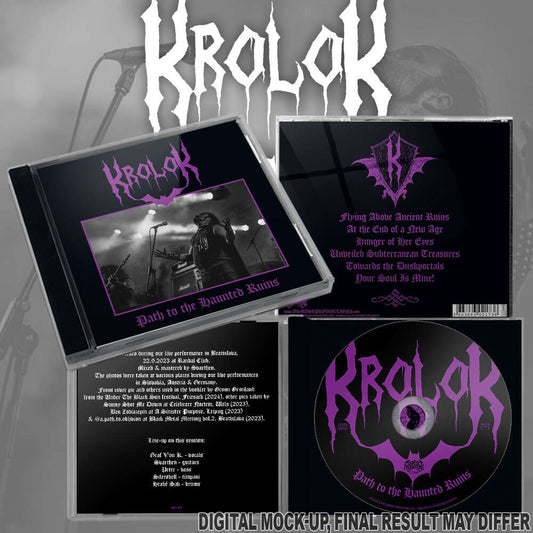 Krolok - Path To The Haunted Ruins - Live Bratislava - CD - Osmose Productions - Image 2