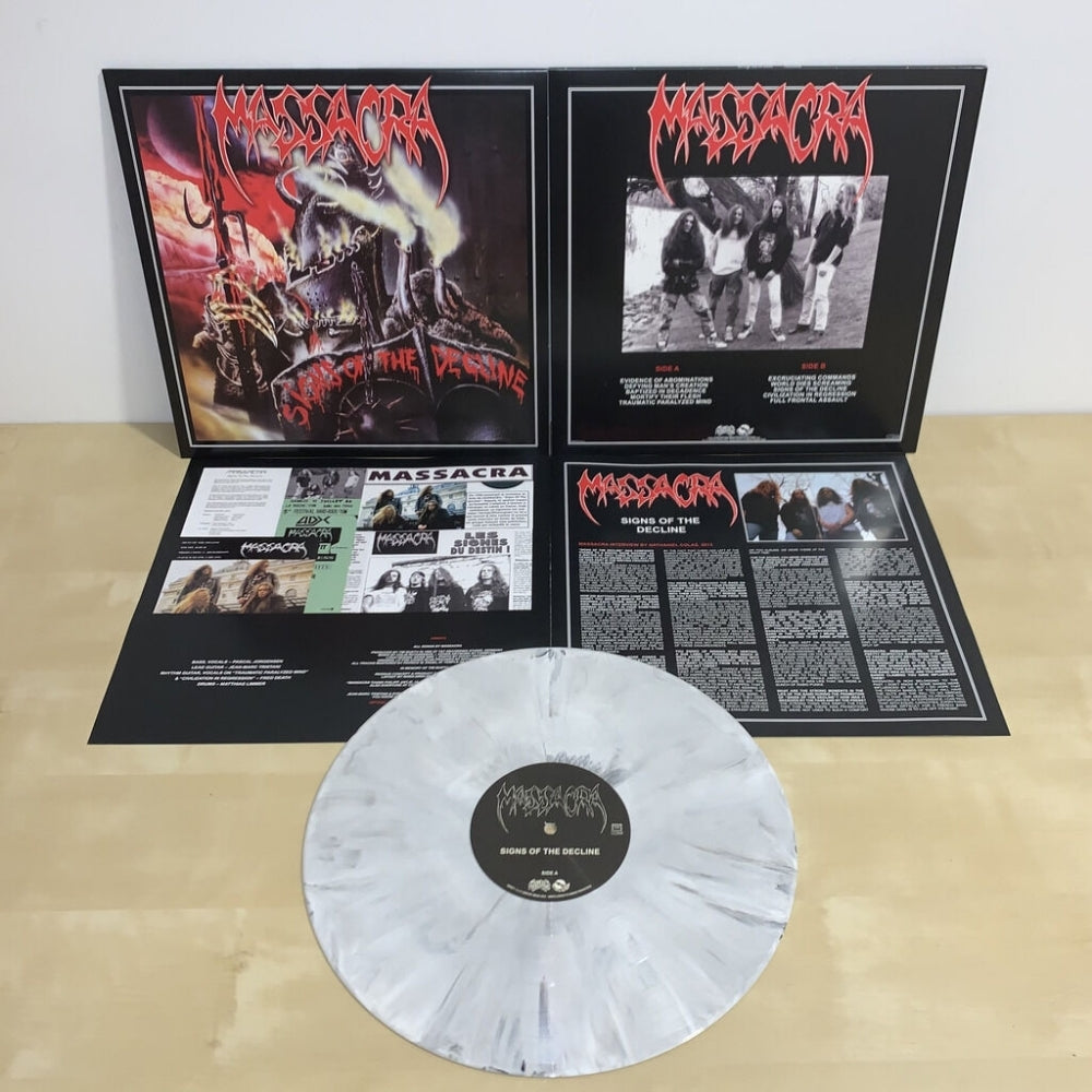 Massacra - Signs Of The Decline - LP COLOURED - Osmose Productions - Image 2