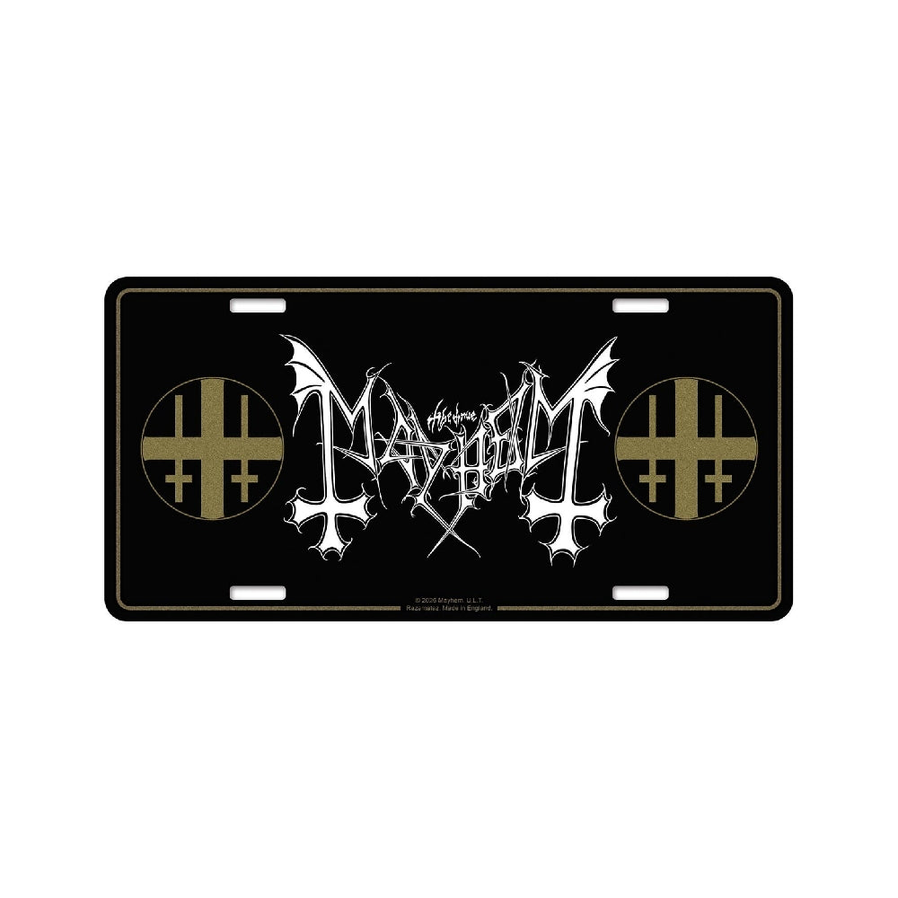 Mayhem - Logo - License plate - Razamataz