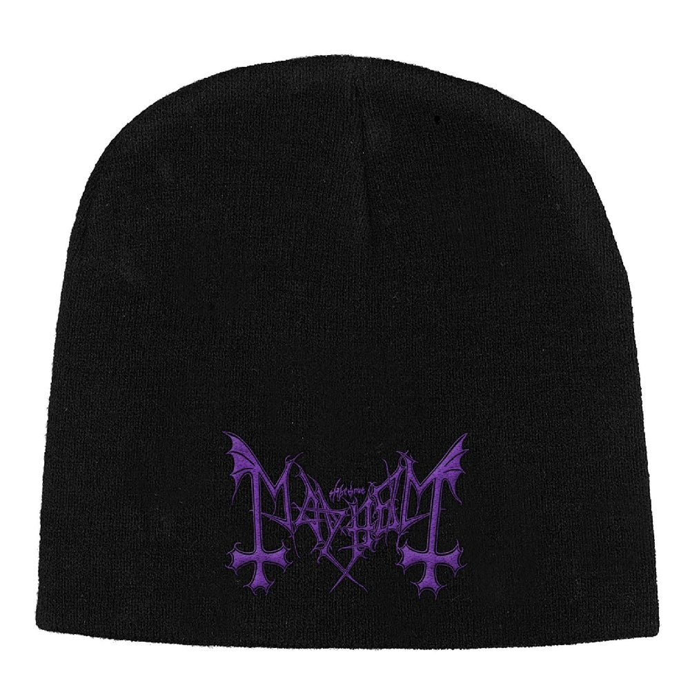 Mayhem - Purple Logo - Beanie Hat - Razamataz