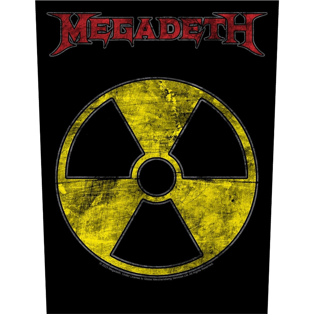 Megadeth - Radioactive - BACKPATCH - Razamataz