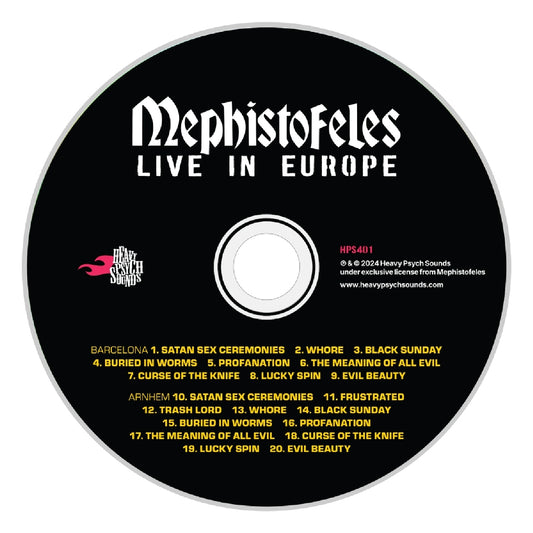 Mephistofeles - Live In Europe - CD DIGIPAK - Heavy Psych Sounds Records - Image 2