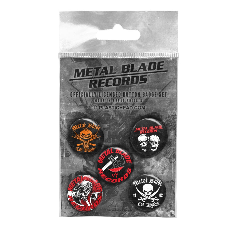Metal Blade Records - Button Badge Set - BUTTON BADGE SET - PHD
