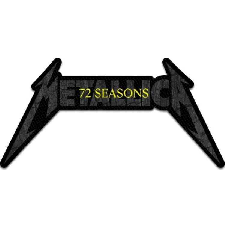 Metallica - 72 Seasons Charred Logo Cut-Out - Patch - Razamataz