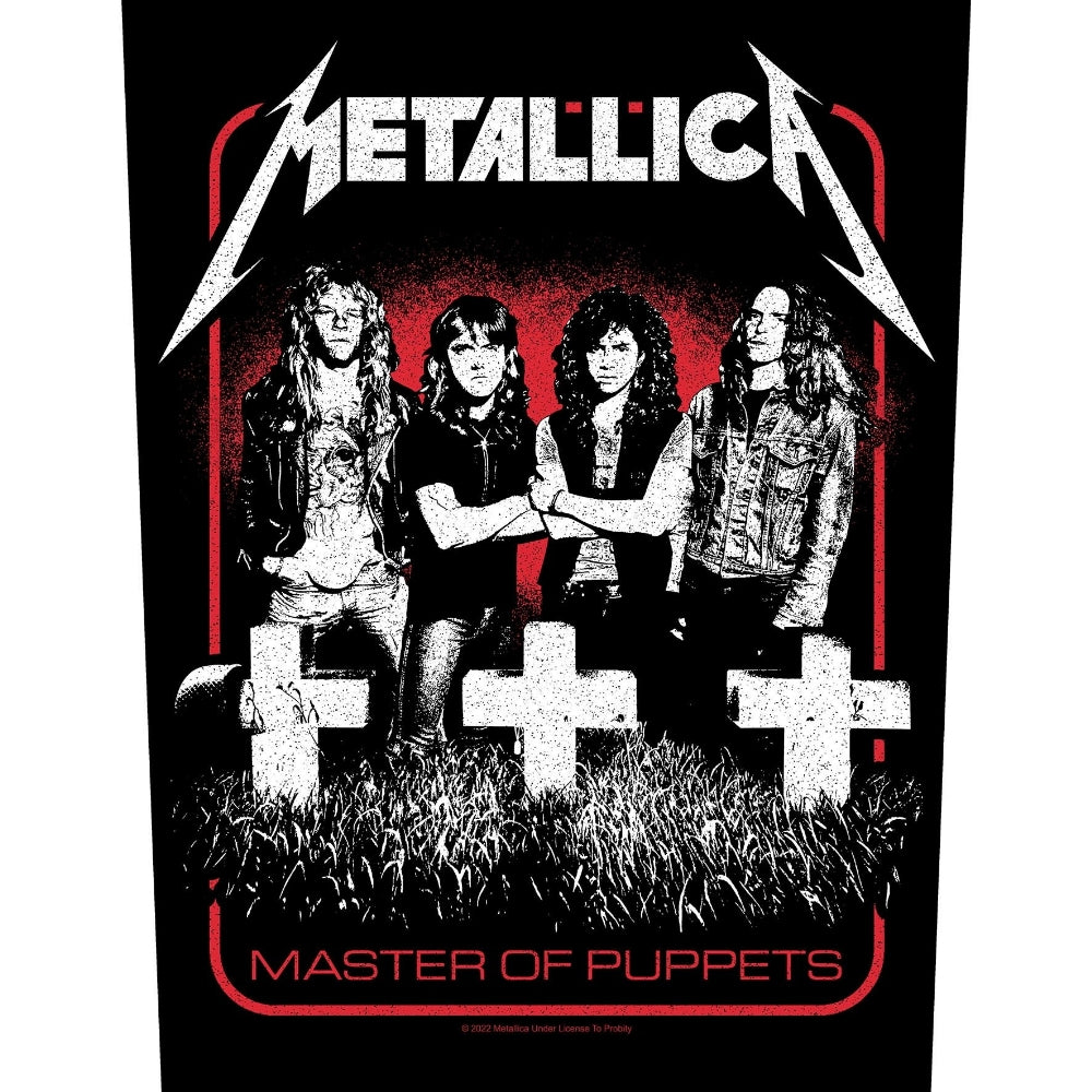 Metallica - Master Of Puppets Band - BACKPATCH - Razamataz