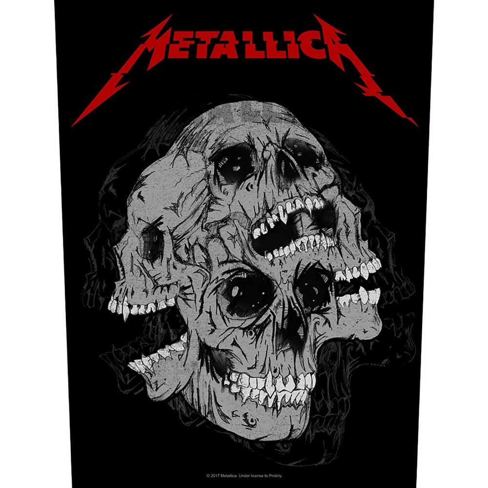 Metallica - Skulls - BACKPATCH - Razamataz