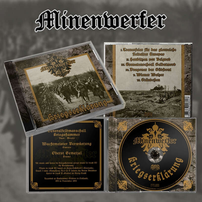 Minenwerfer - Kriegserklarung - CD - Osmose Productions - Image 2
