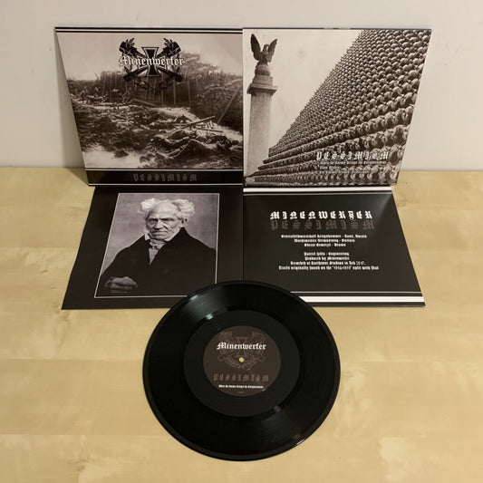 Minenwerfer - Pessimism - 10" vinyl - Osmose Productions - Image 2