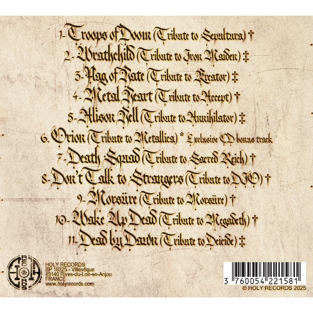 Misanthrope - Tribute To Their Majesties - CD DIGIPAK - Holy Records - Image 3