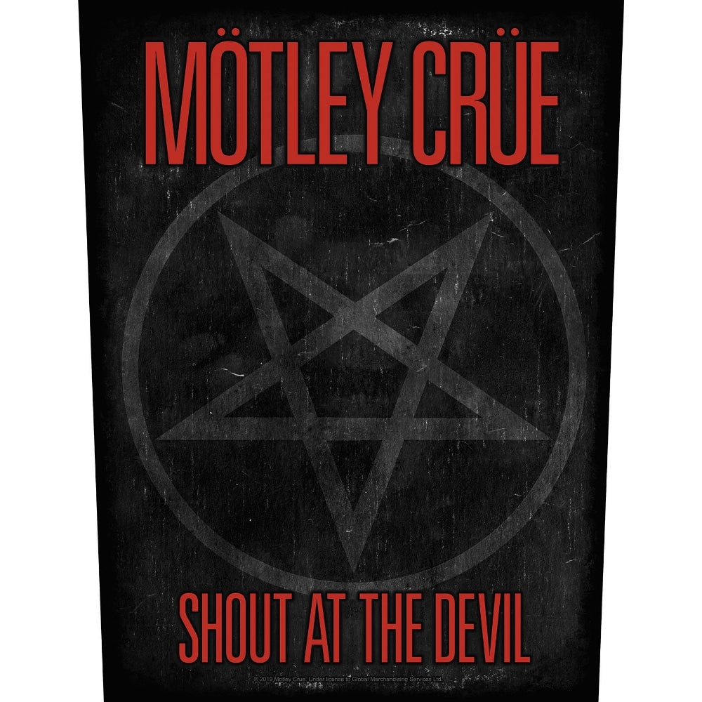 Mötley Crüe - Shout At The Devil - BACKPATCH - Razamataz