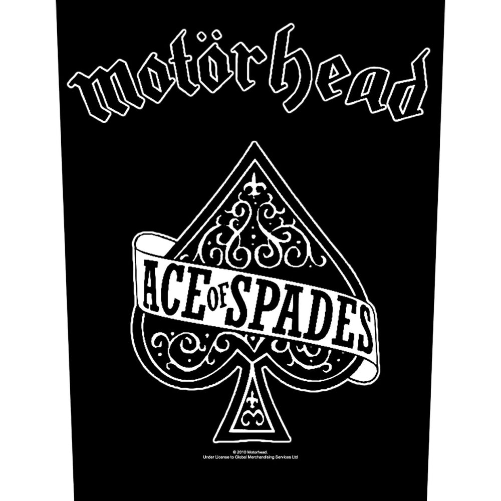Motorhead - Ace Of Spades - BACKPATCH - Razamataz
