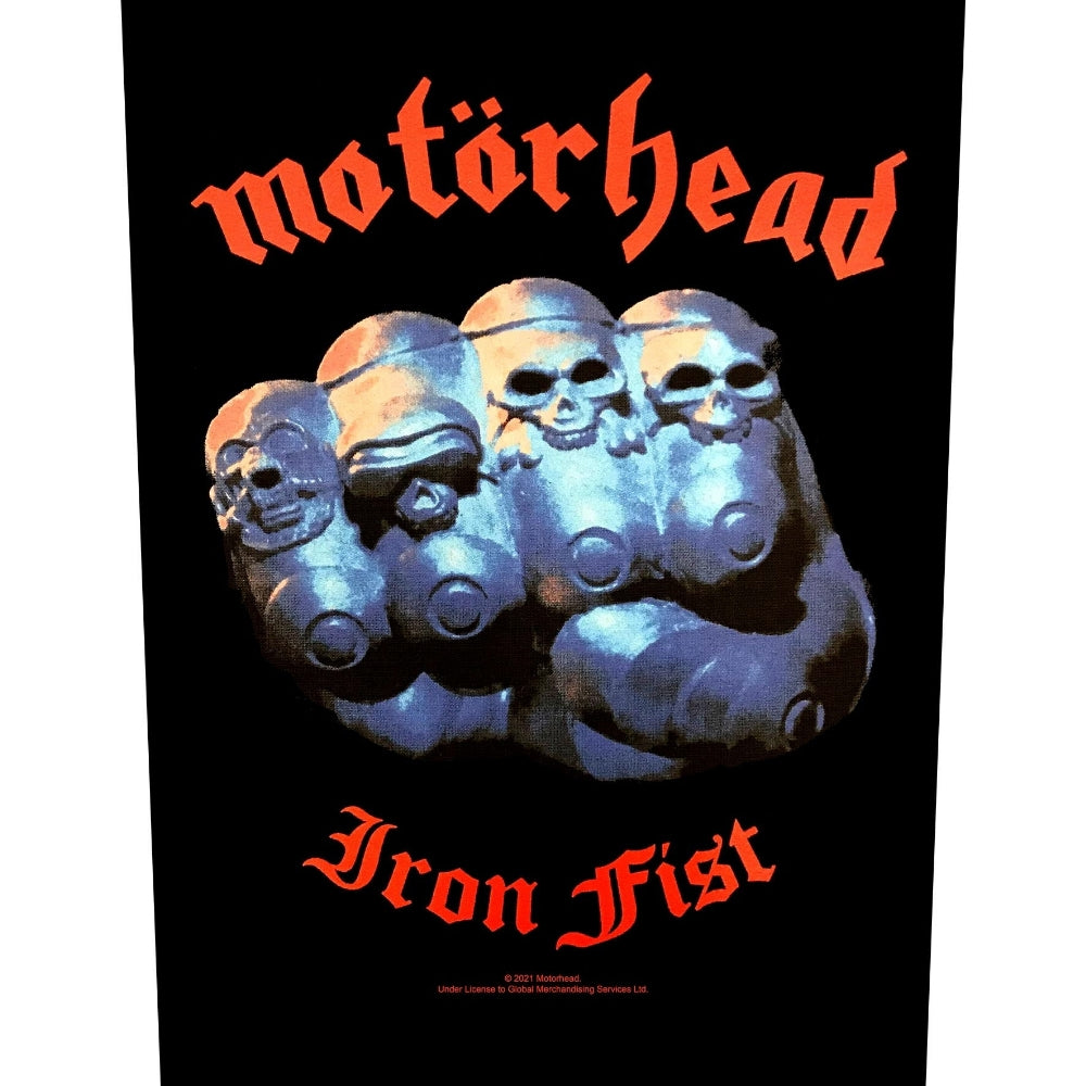 Motorhead - Iron Fist - BACKPATCH - Razamataz