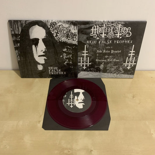 Mutiilation - New False Prophet - 7" vinyl coloured - Osmose Productions - Image 2