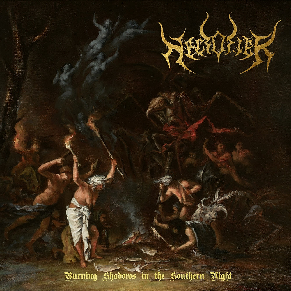Necrofier - Burning Shadows in the Southern Night - LP Gatefold Coloured - Underground Activists - Image 2