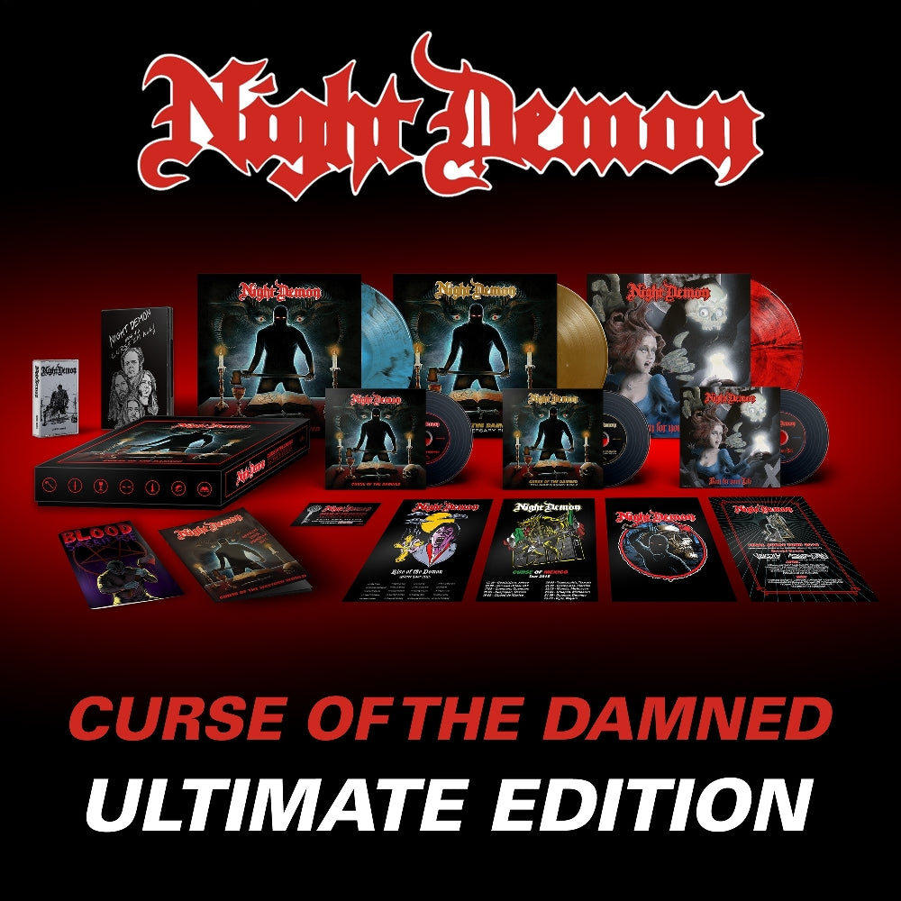 Night Demon - Curse Of The Damned - Ultimate Edition Box Set - 3LP BOX - Night Demon Records