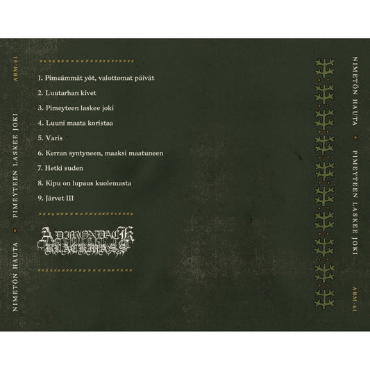 Nimetön Hauta - Pimeyteen Laskee Joki - CD - Adirondack Black Mass - Image 2