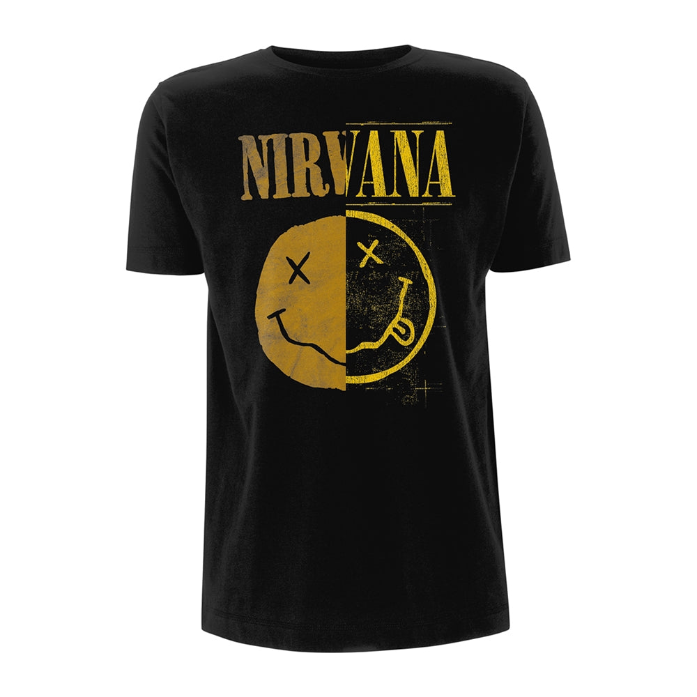 Nirvana - Spliced Smiley - T-shirt - PHD