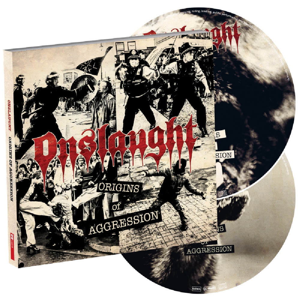Onslaught - Origins Of Aggression - 2CD DIGIPAK - Reigning Phoenix Music - Image 2