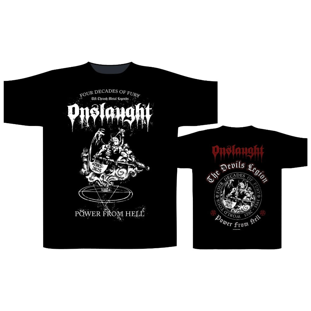 Onslaught - Power From Hell - T-shirt - Razamataz