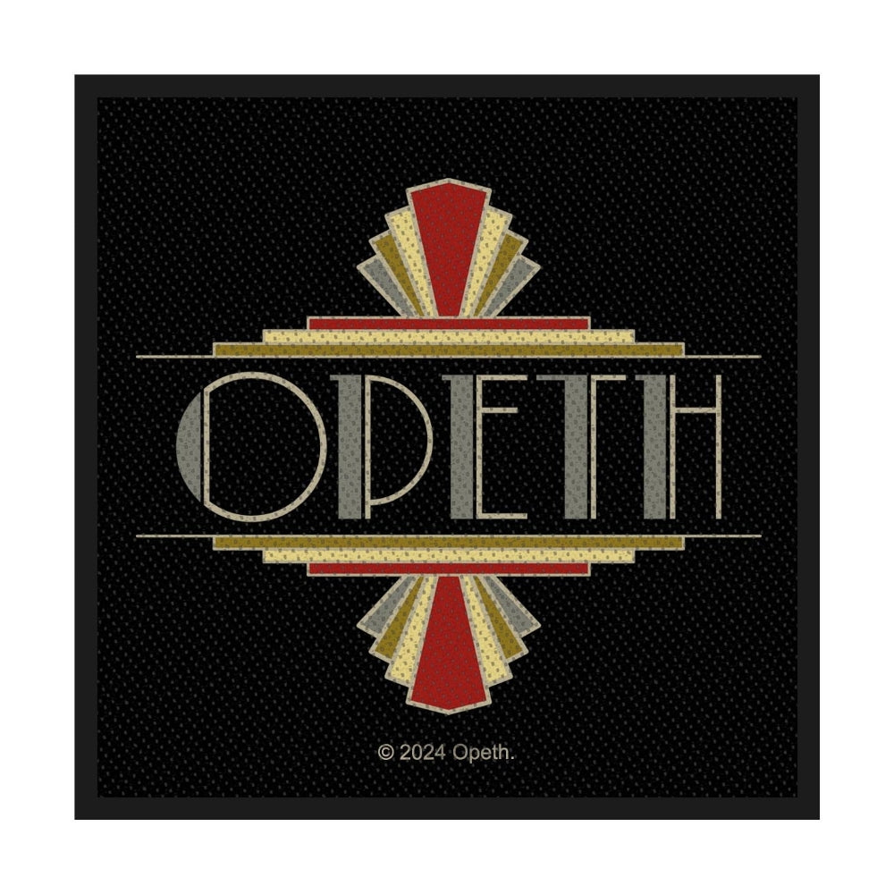 Opeth - Art Deco Logo - Patch - Razamataz