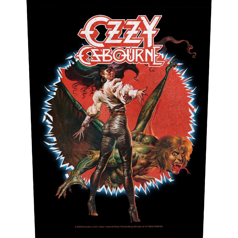 Ozzy Osbourne - The Ultimate Sin - BACKPATCH - Razamataz