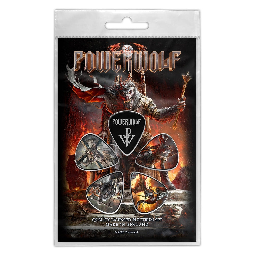 Powerwolf - Wake Up The Wicked - Guitar Pick Set - Razamataz