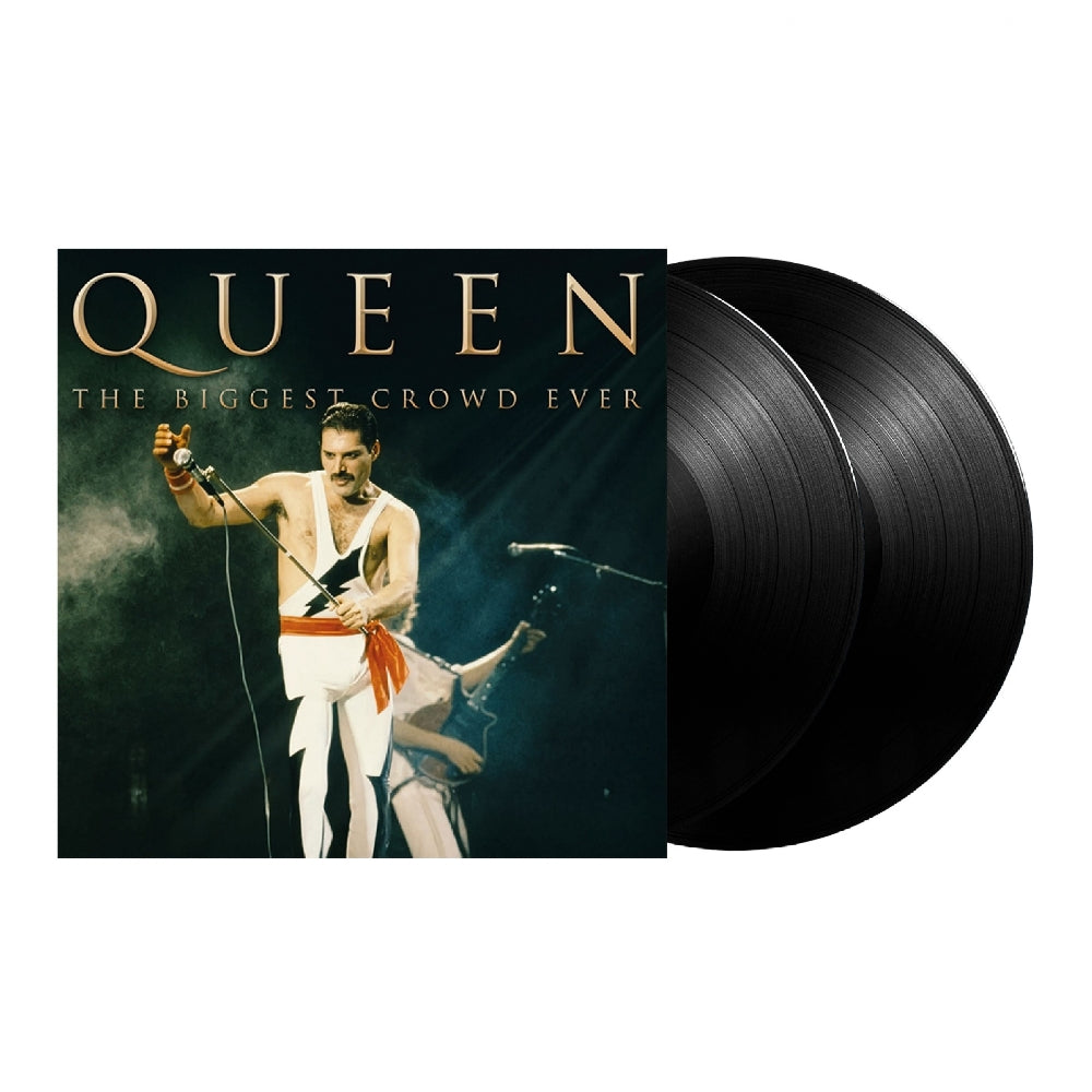 Queen - The Biggest Crowd Ever (Radio Broadcast Recording) - DOUBLE LP - Parachute Recording Company