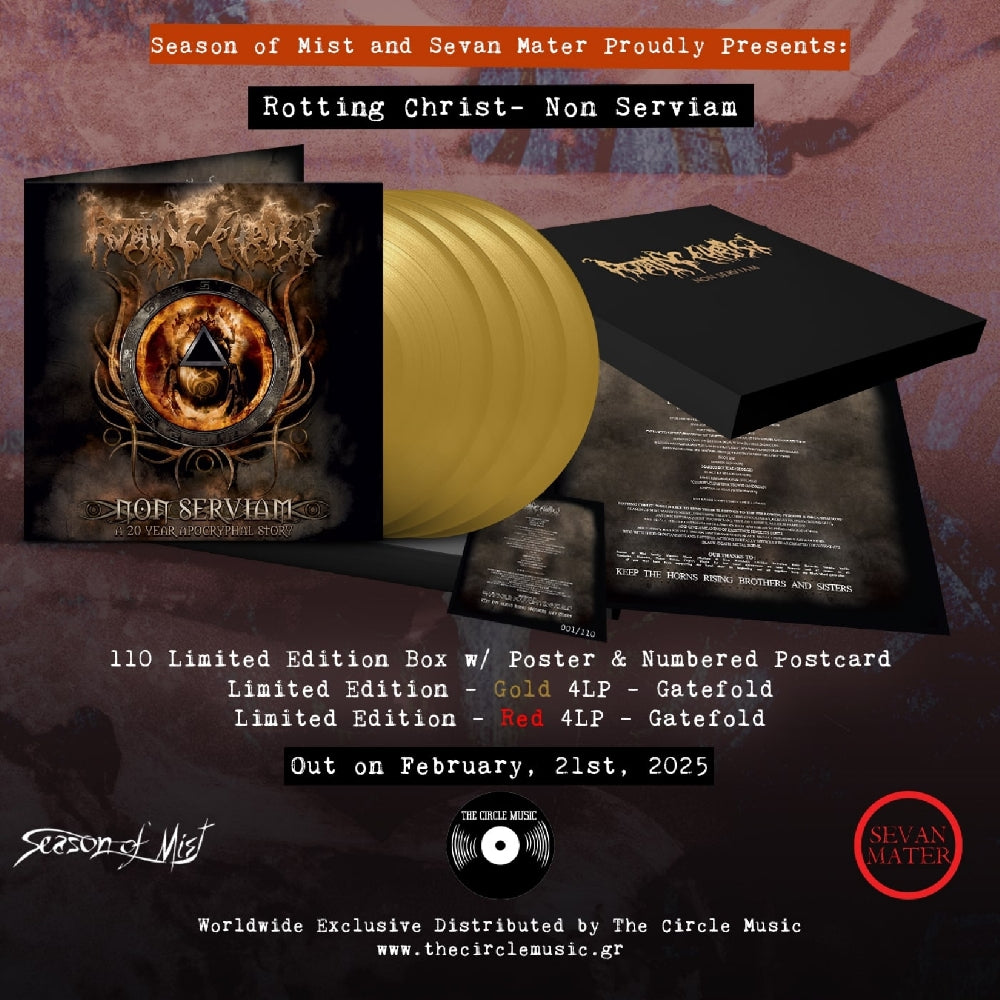 Rotting Christ - Non Serviam – A 20 Year Apocryphal Story - BOX COLLECTOR - Sevan Mater