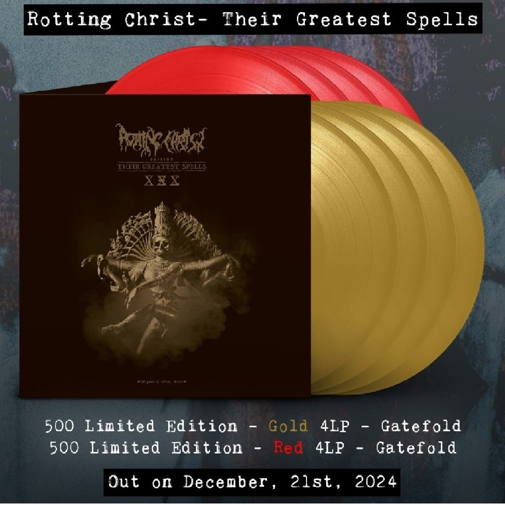 Rotting Christ - Their Greatest Spells - 4LP Gatefold Coloured - Sevan Mater - Image 2