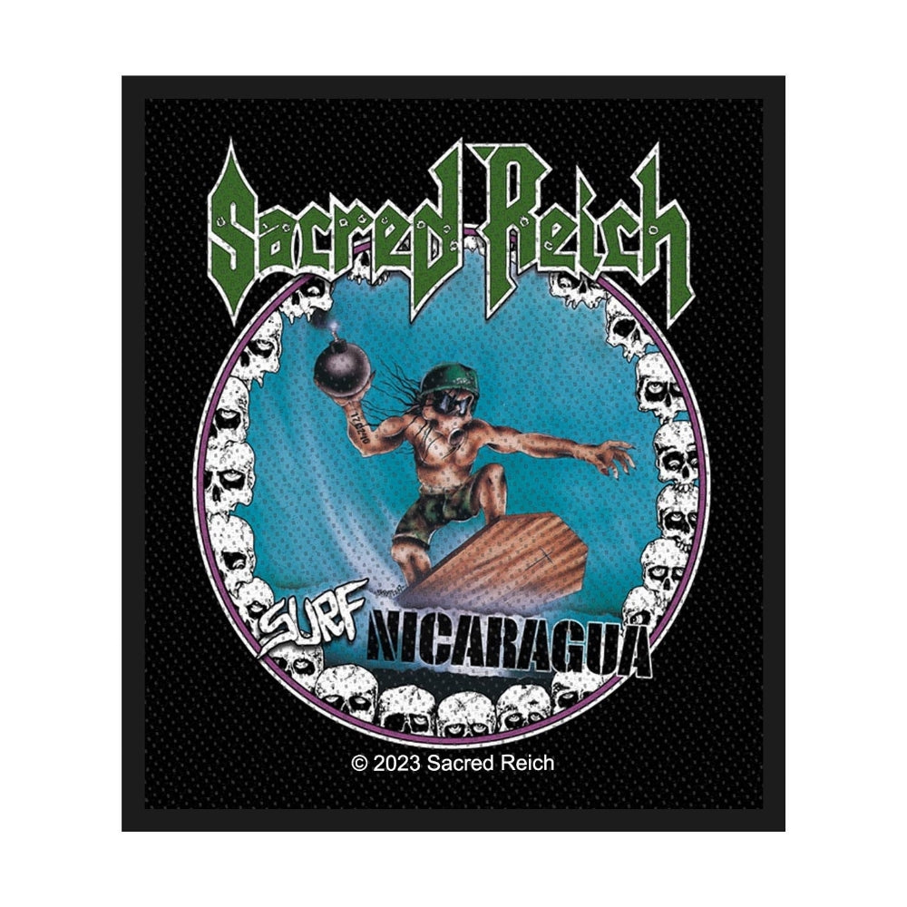 Sacred Reich - Surf Nicaragua - Patch - Razamataz