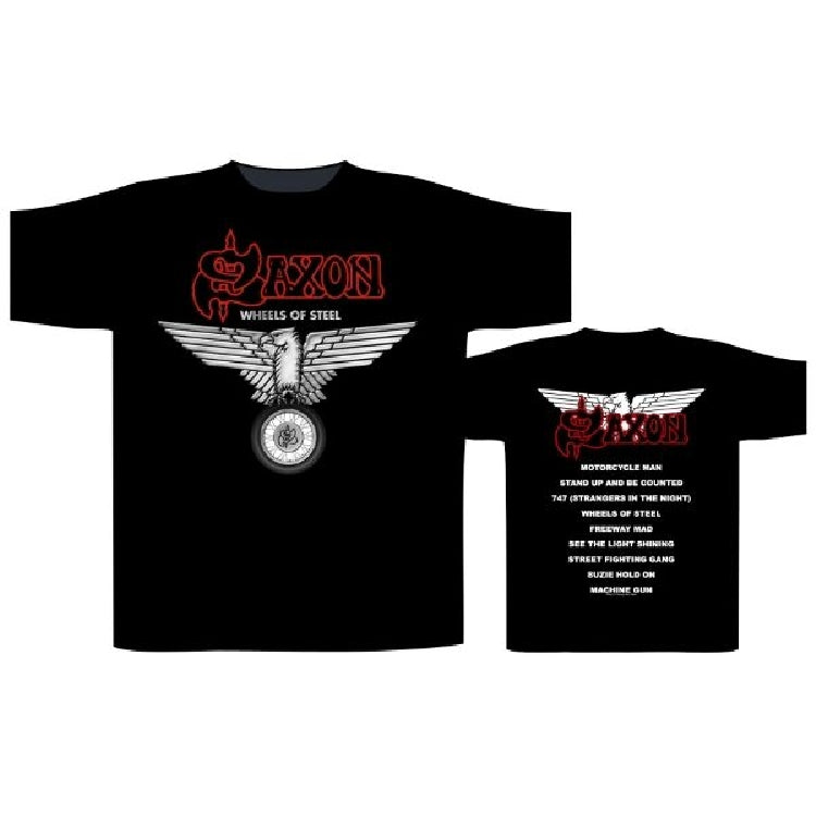 Saxon - Wheels Of Steel - T-shirt - Razamataz