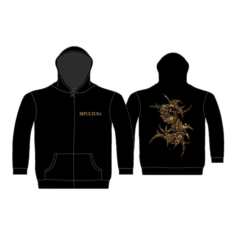 Sepultura - Discography - Hooded Sweat Shirt Zip - Razamataz