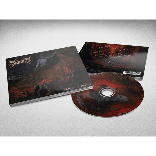 Sidious - Malefic Necropolis - CD DIGIPAK - Immortal Frost Productions - Image 2