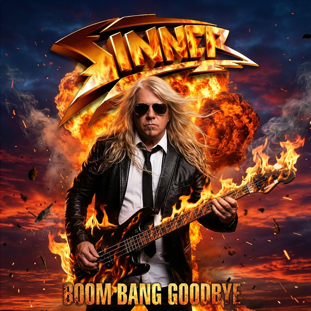Sinner - Boom Bang Goodbye - CD DIGIPAK - Reigning Phoenix Music - Image 2
