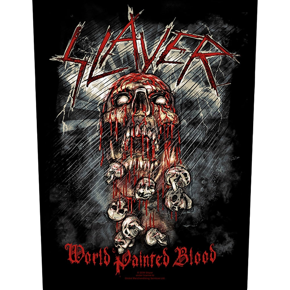 Slayer - World Painted Blood - BACKPATCH - Razamataz