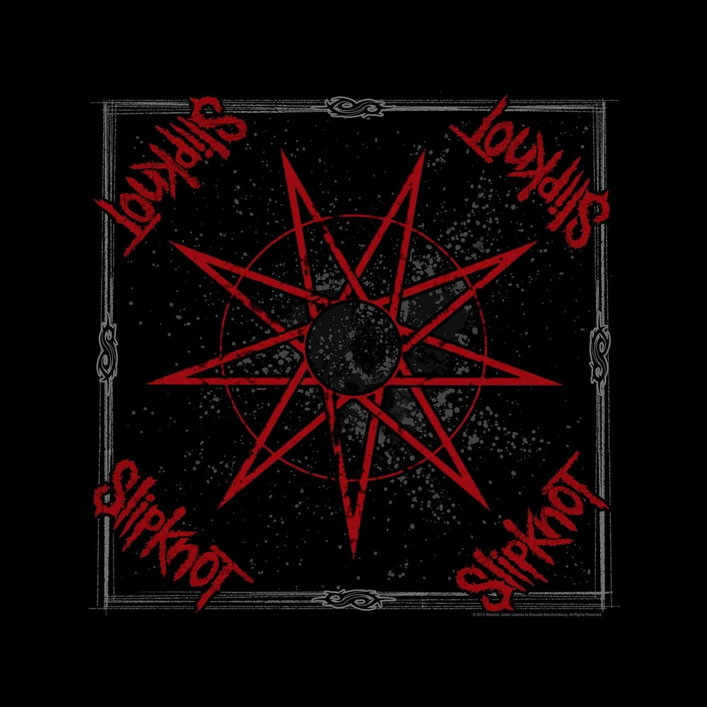 Slipknot - Nine Pointed Star - Bandana - Razamataz