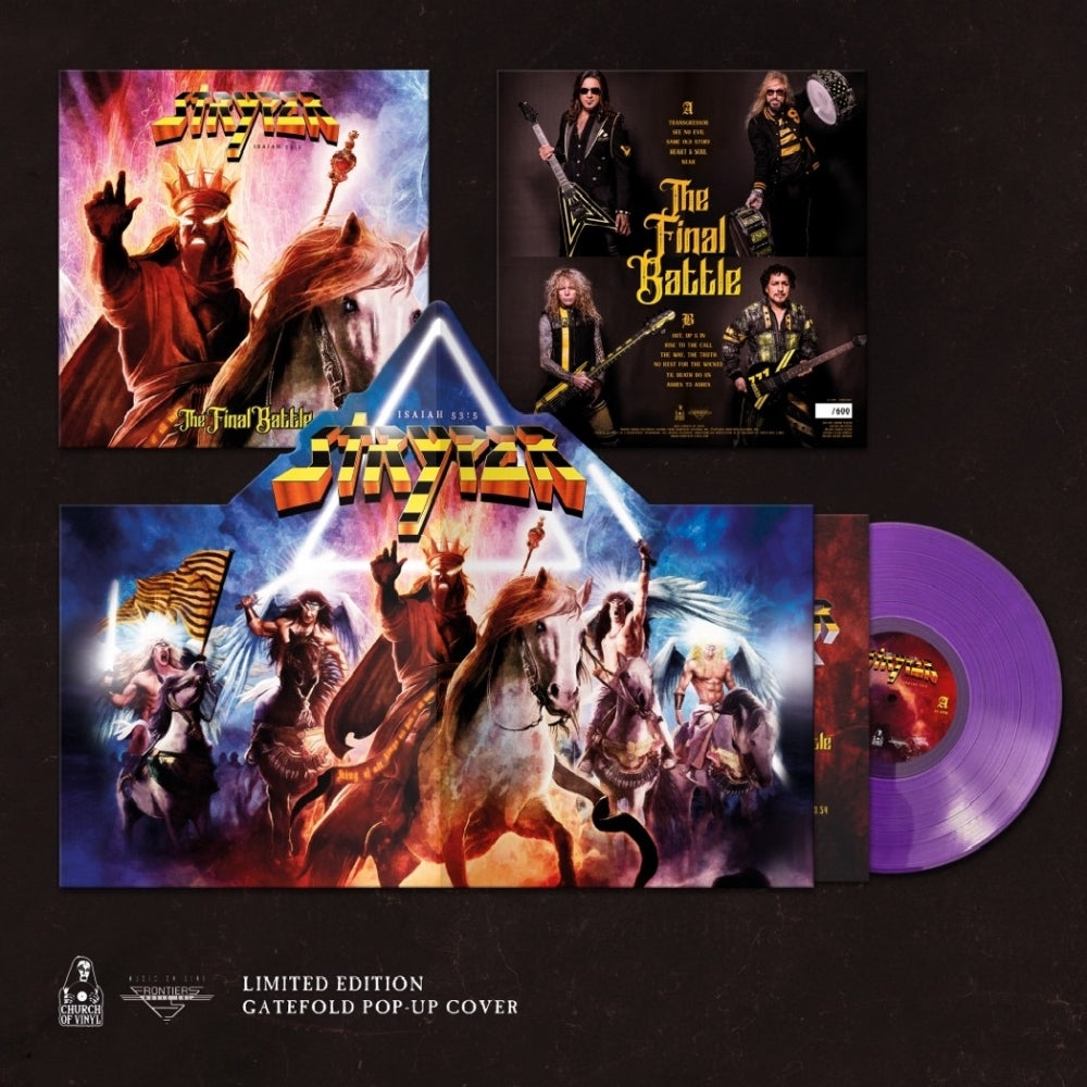 Stryper - The Final Battle - LP Gatefold Coloured - Church Of Vinyl - Image 2