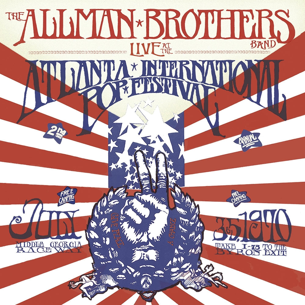 The Allman Brothers Band - Live At The Atlanta International Pop Festival - CD - Allman Brothers Band Recording Company (2015 Deal)
