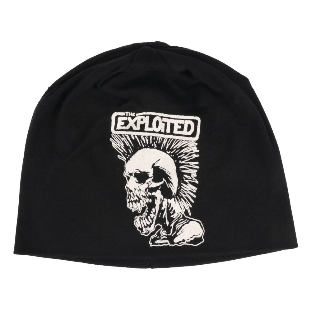 The Exploited - Mohican Skull - Beanie Hat - Razamataz