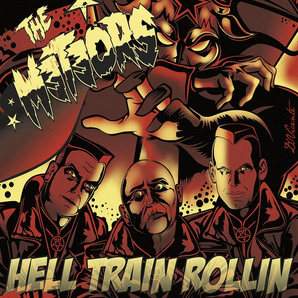 The Meteors - Hell Train Rollin' - LP Gatefold Coloured - Svart Records