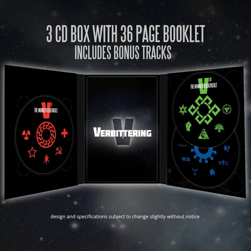 The Monolith Deathcult - V4 - Verbittering - 3CD DIGIPAK A5 - Human Detonator Records - Image 3