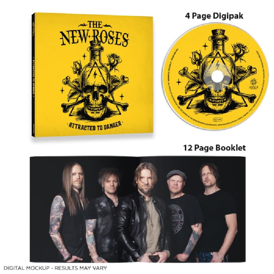 The New Roses - Attracted To Danger - CD DIGIPAK - Napalm Records - Image 2