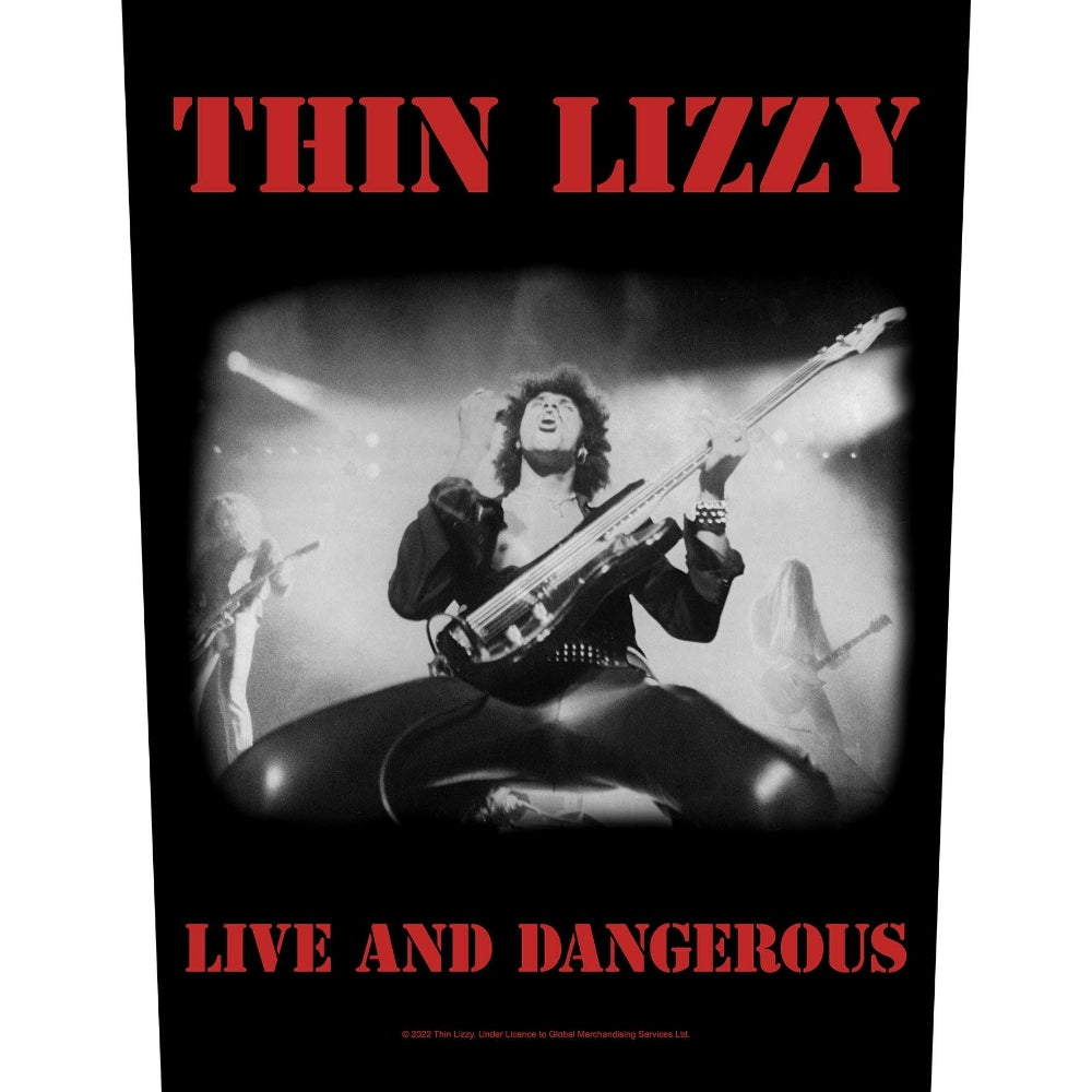 Thin Lizzy - Live and Dangerous - BACKPATCH - Razamataz