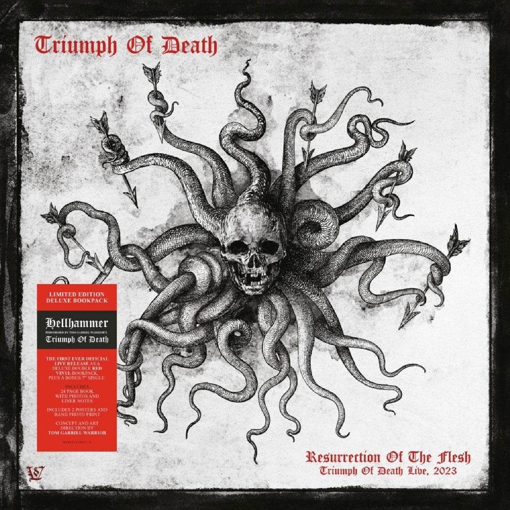 Triumph Of Death - Resurrection Of The Flesh - DOUBLE LP GATEFOLD COLOURED + 7" EP - BMG - Image 2