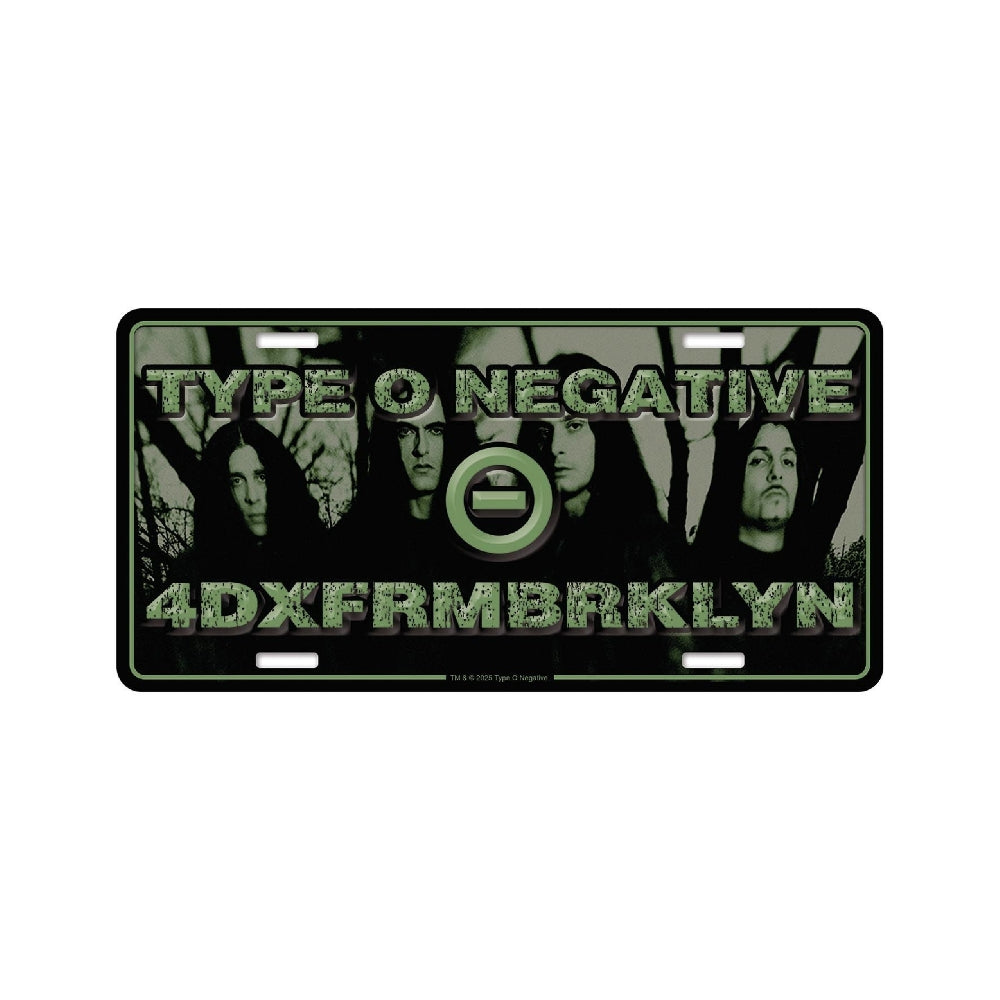 Type O Negative - 4DXFRMBRKLYN - License plate - Razamataz