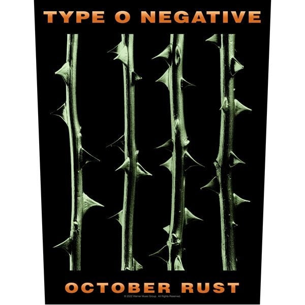 Type O Negative - October Rust - BACKPATCH - Razamataz