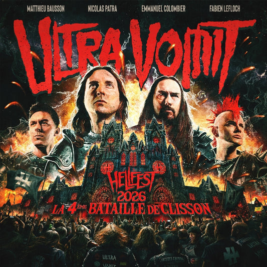 Ultra Vomit - HELLFEST 2026 : La Quatrième Bataille de Clisson - DOUBLE LP COLOURED - Verycords - Image 2