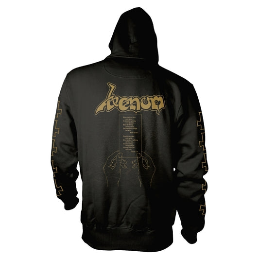 Venom - At War With Satan (Gold) - Hooded Sweat Shirt - PHD - Image 2